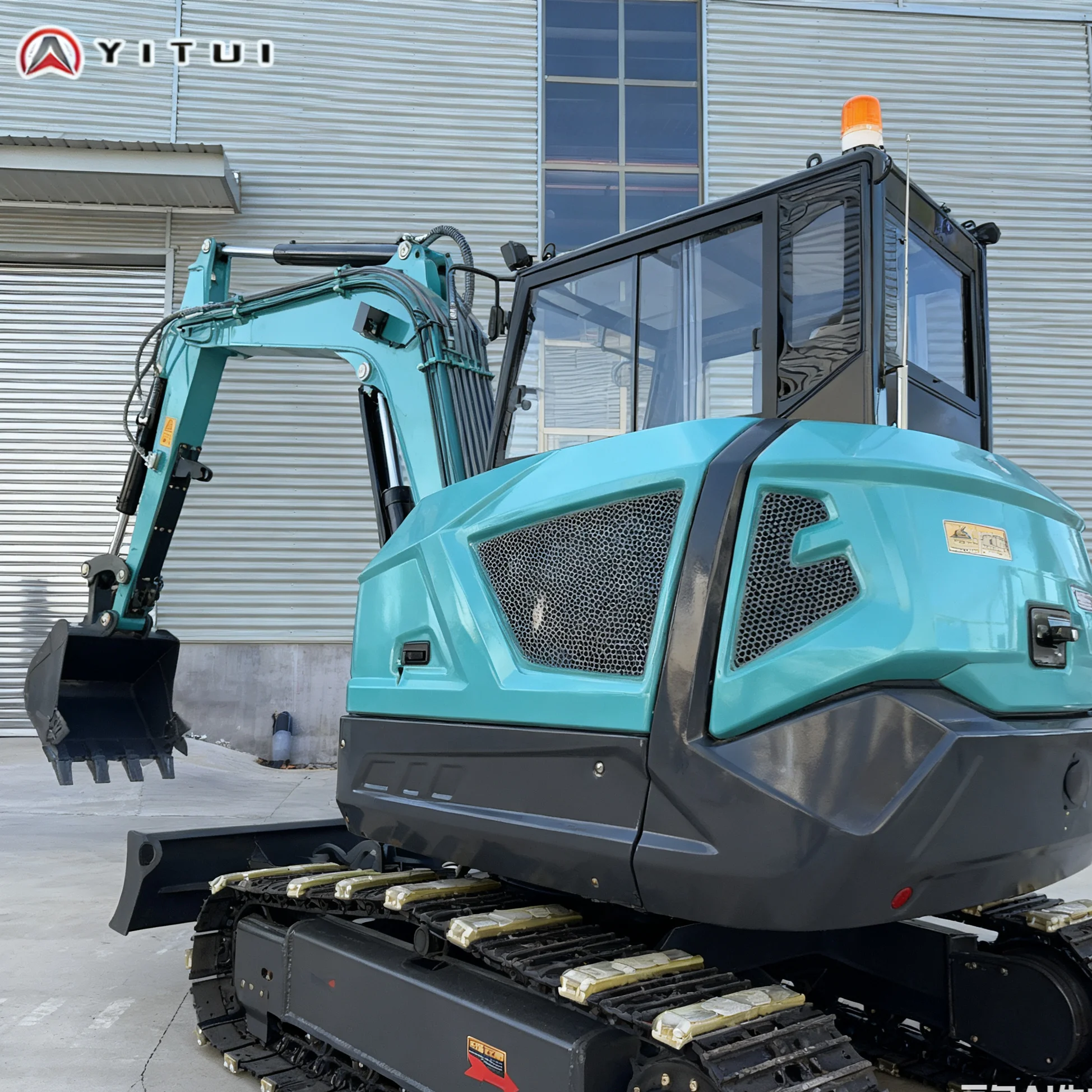 3.5 Ton 6 Ton Mini Excavator Factory Big Arm Side Swing Kubota Engine Multifunction Mini Excavator Customized