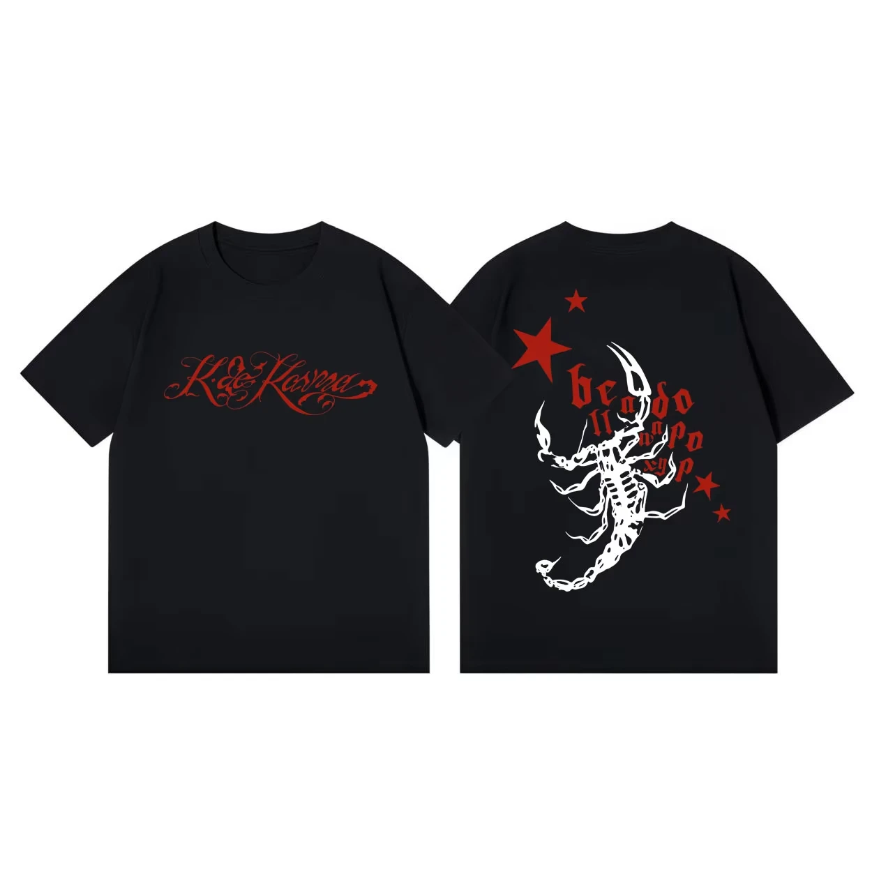 Singer Kenia Os K De Karma Tour 2026 T-shirt Men Women Fashion Vintage Short Sleeve T-shirts Summer Casual Cotton Streetwear