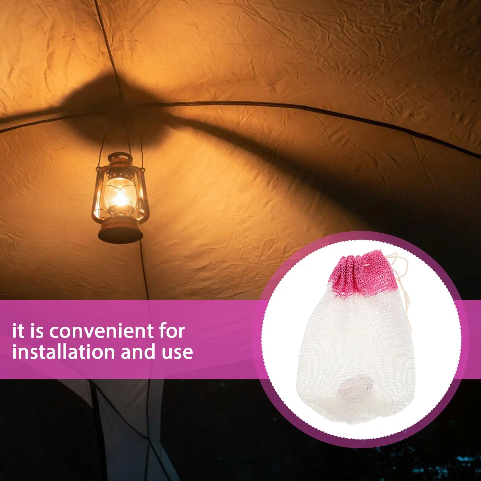 2PCS Outdoor Camping Lantern Mantles Durable Gas Light Shades Propane Lanterns Wick Gauze Covers Replacement Accessories - Image 2