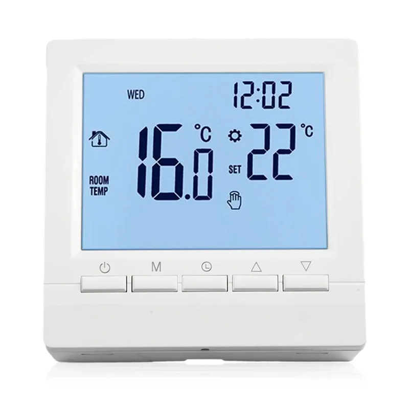 CYCLI-Floor Heating Thermostat Smart Thermostat Digital Display Screen Boiler Water Floor Heating Controller For Home
