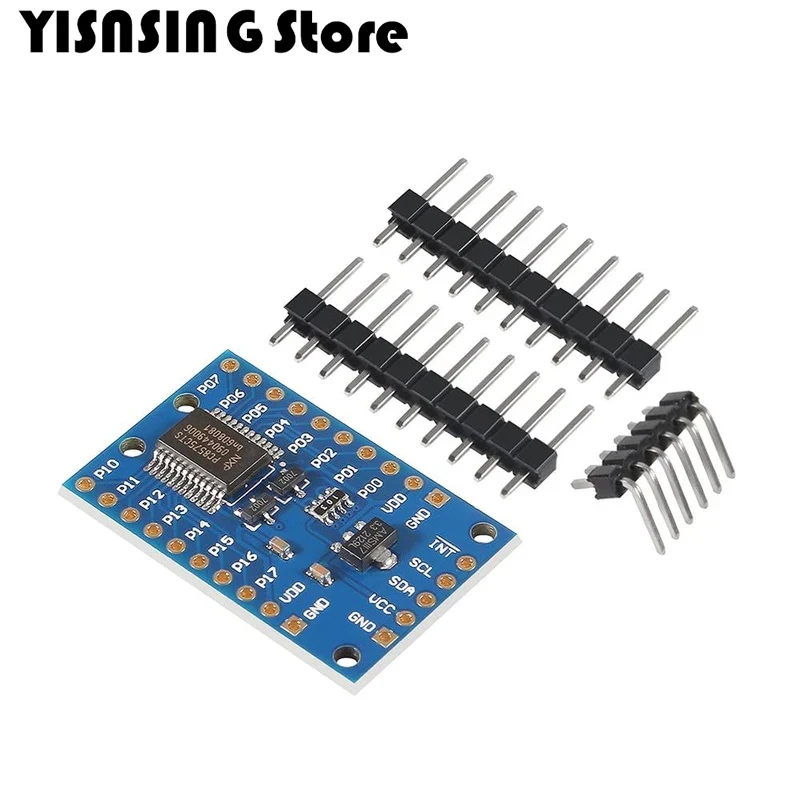 1-10pcs PCF8575 Module Expansion IO port Expander board DC 2.5-5.5V I2C communication control 16 IO ports For Arduino