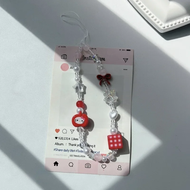 Sanrio Hello Kitty Phone Chain Keychain Pendant Bag Cell Phone Charm