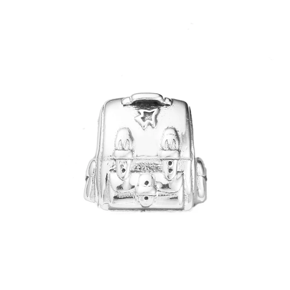 

2024 New Adventure Backpack Charm 925 Sterling Silver Accessories Mother Kids Beads For Jewelry Making