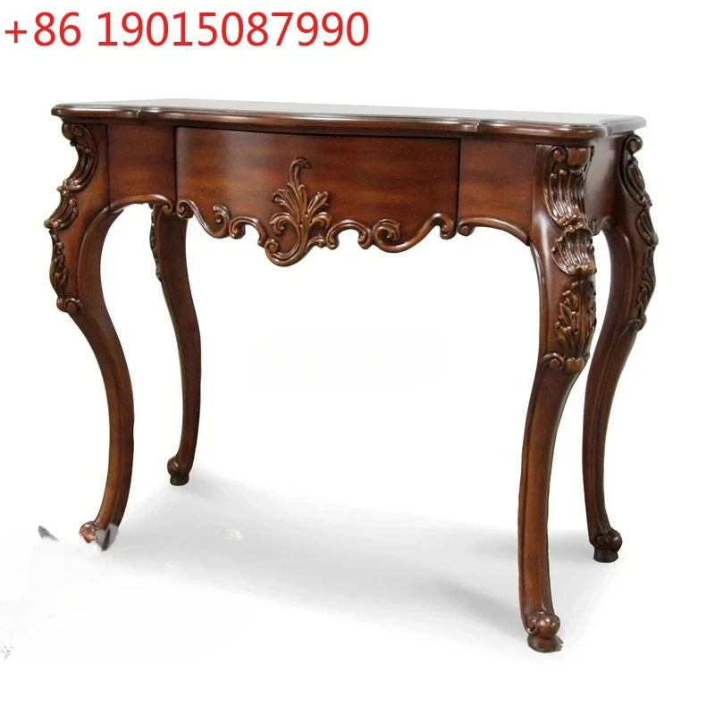 American entrance table American rural solid wood entrance table simple dresser