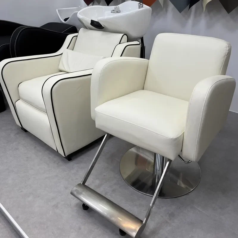 

SGF Шампунь Кровать Шампунь для сидения Стул с откидной спинкой Керамическая раковина Глубокая раковина для промывки