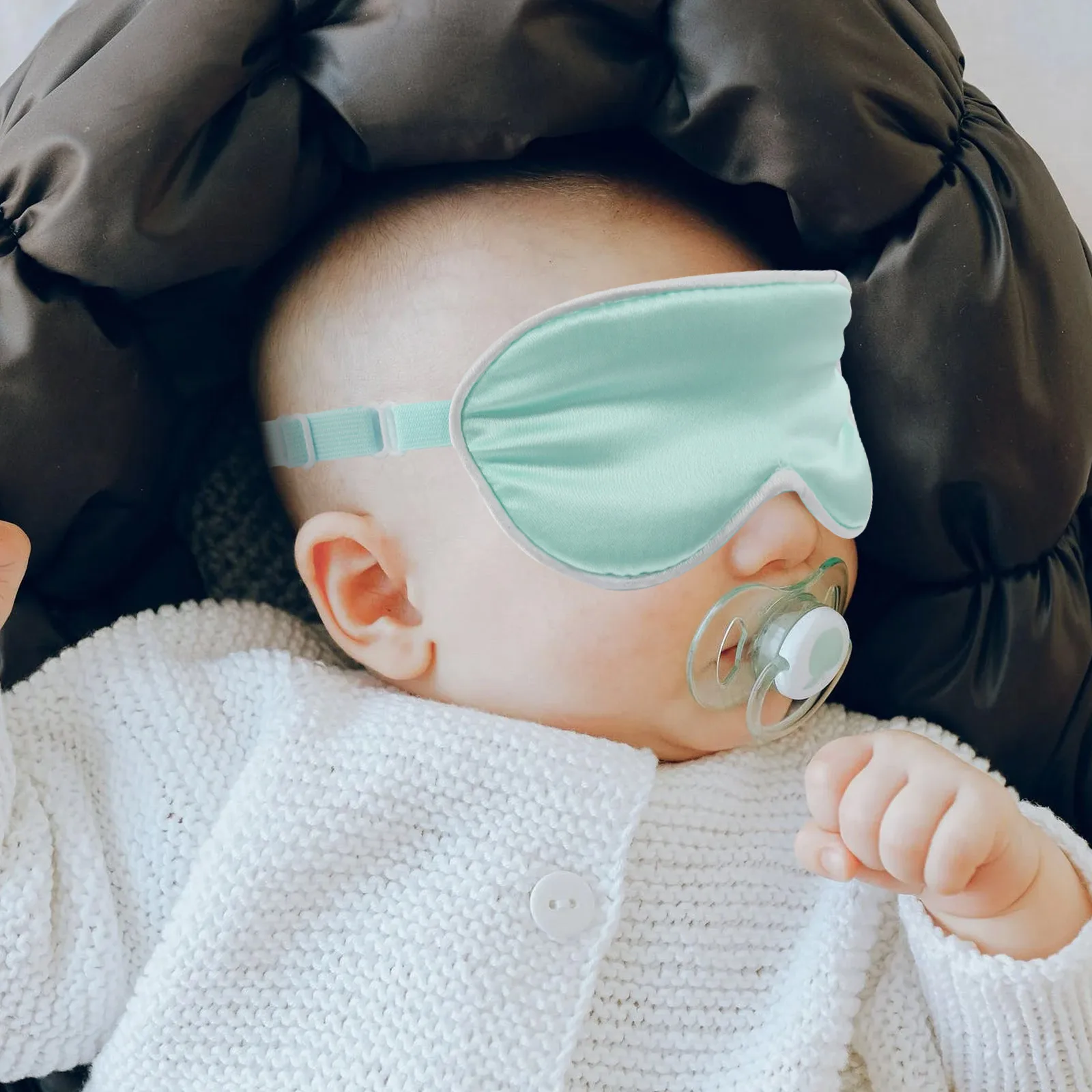 

2 Pcs Baby Eye Mask Silk Sleeping Cover for Kids Light Blocking Sleep Aid Comfortable Breathable Eye Shades Health Care