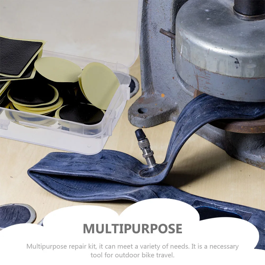 

1Set Bike Tire Repair Tool Kit Multi-Function Lightweight Durable Tire Patch Equipment Essential for Outdoor Cycling