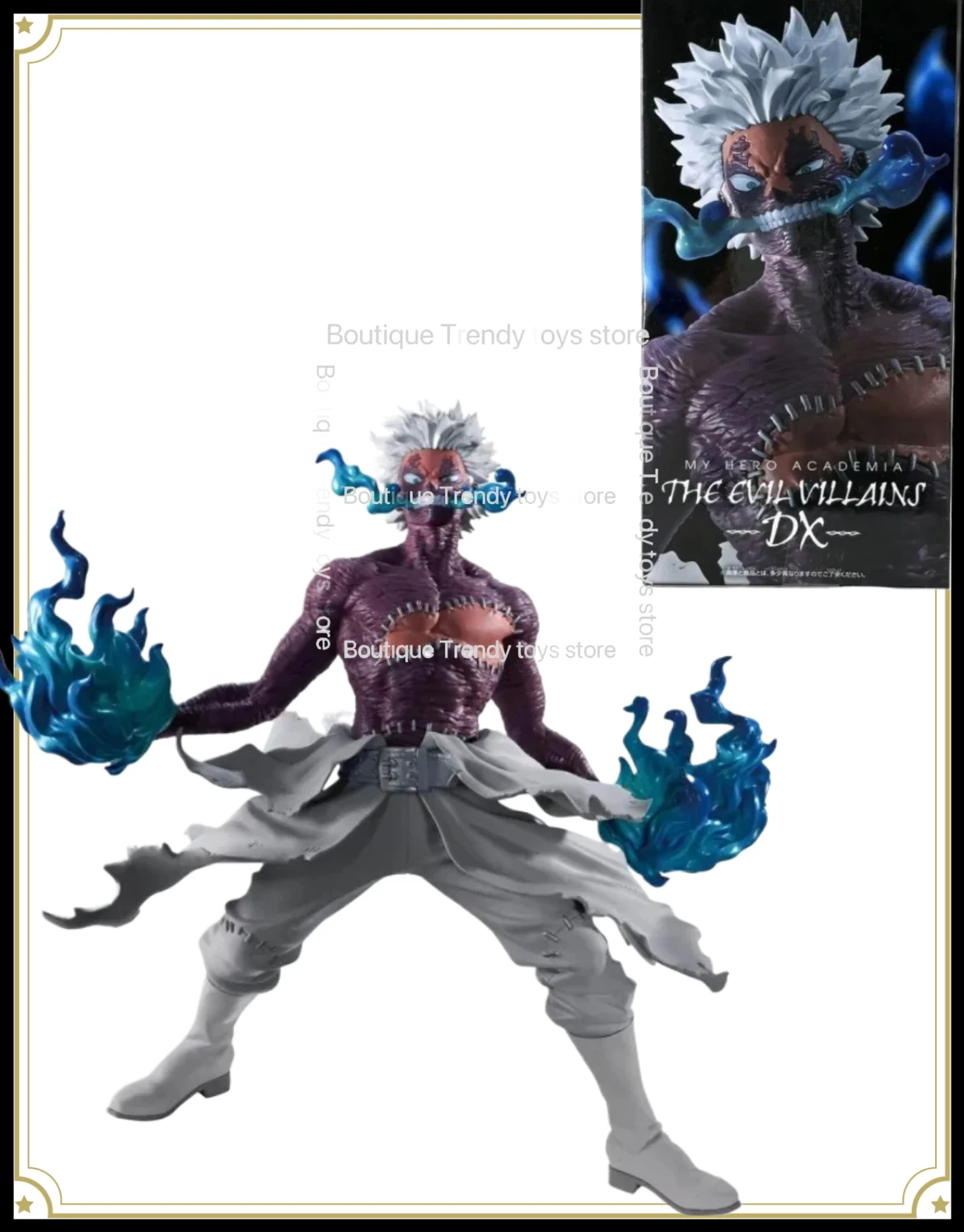 

Оригинальная фигурка Bandai BANPRESTO из аниме My Hero Academia THE EVIL VILLAINS DX Dabi, коллекционная модель из ПВХ, игрушка, подарок
