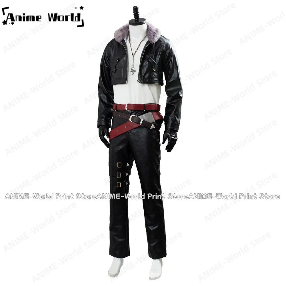 《Custom Size》Game Final Fantasy 8 Remastered Squall Leonhart Costume Party Christmas Halloween Any Size