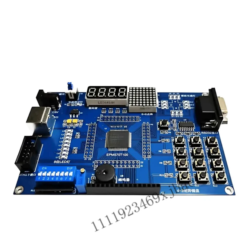 EPM570T100C5N CPLD Development Board, Teaching Kit with PS2 RS232 Traffic Light Demo