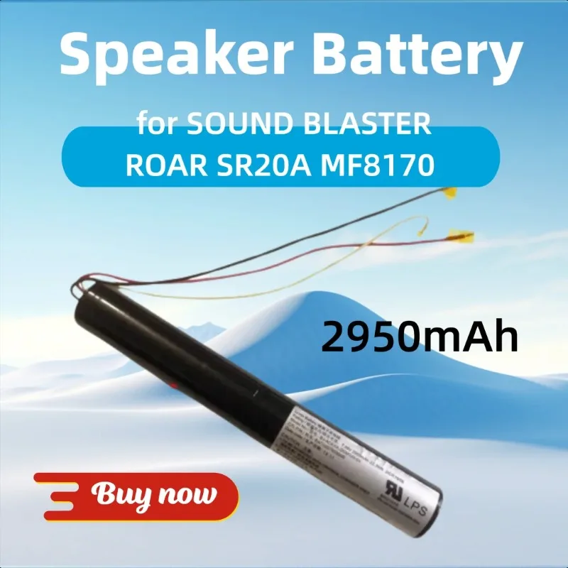 

2950mAh for SOUND BLASTER ROAR SR20A MF8170 Speaker Battery