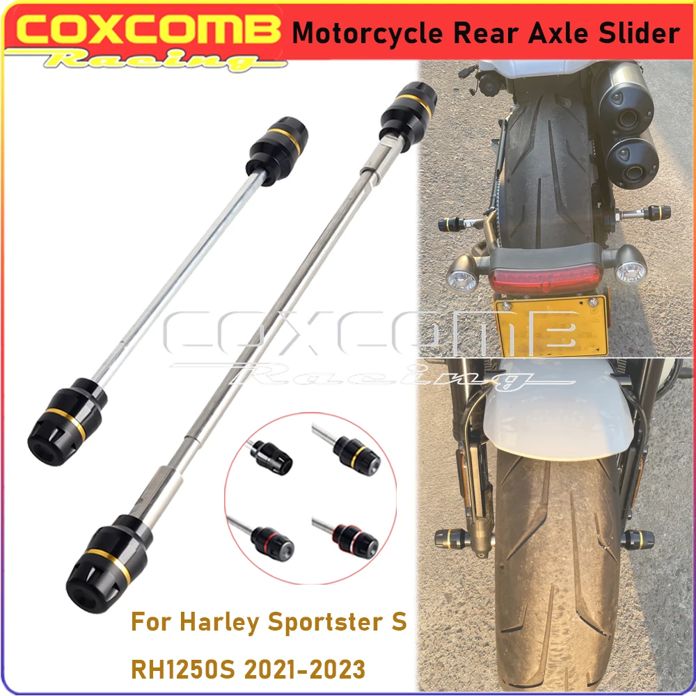 

Motorcycle Accessories For Harley Sportster S RH1250S 2021-23 Front / Rear Axle Fork Slider Wheel Anti Crash Bar Protector Stand