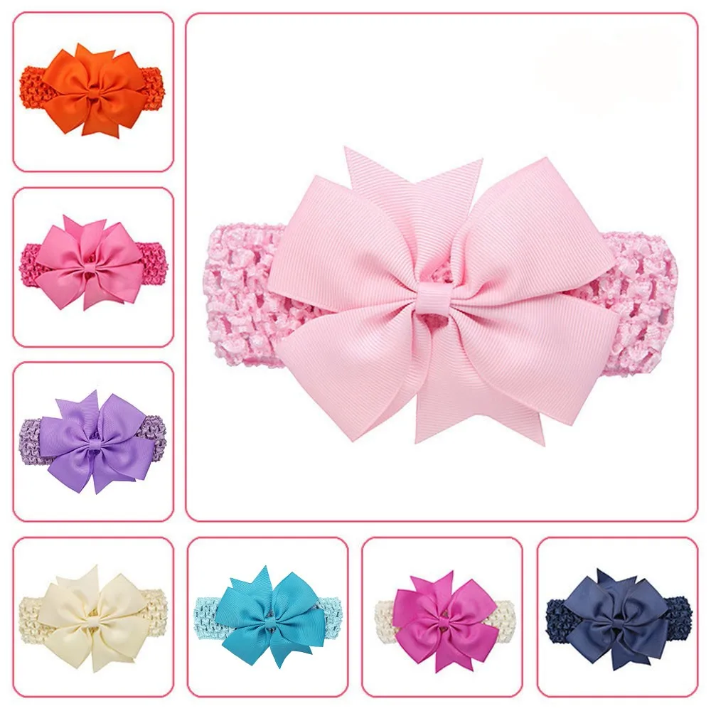 

Girls Wave Headbands Bowknot Hair Accessories For Girls Infant Hair Band