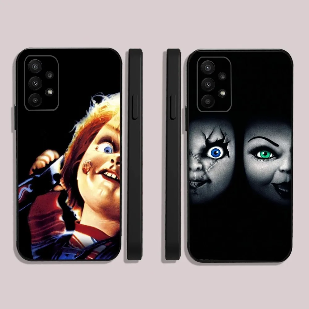 C-Chucky C-Childs Play  Phone Case For Samsung S24,23,22,30,21,10,9,Ultra,Plus,Lite,FE,5G Black Soft Case