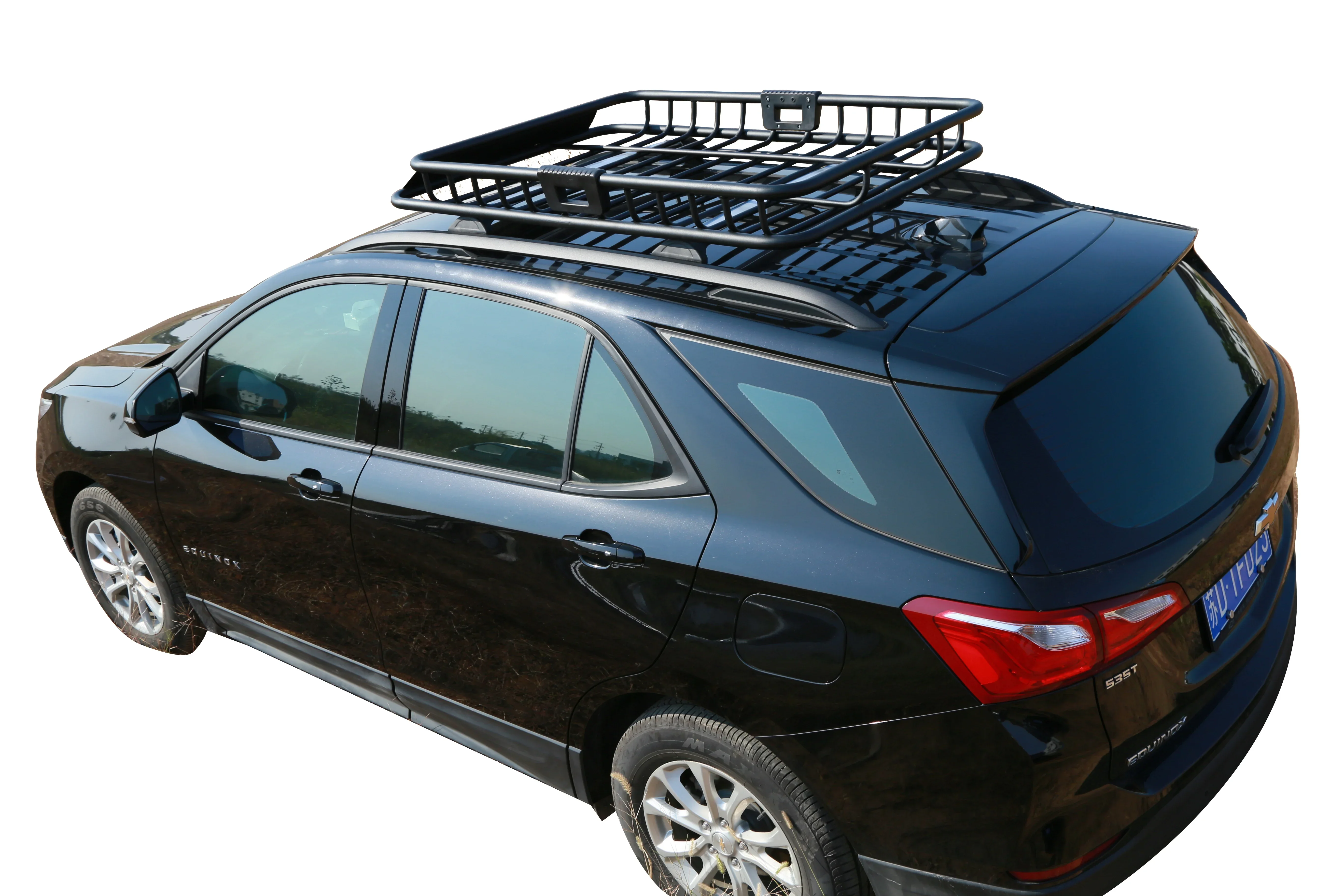 High quality iron steel universal roof rack luggage rack carrier basket roof basket