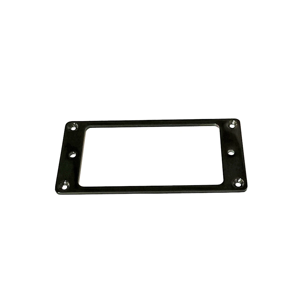 2 Stück E-Gitarre Humbucker Pickup Ring Gitarre Metall Flachrahmen Montagering – Detail 9
