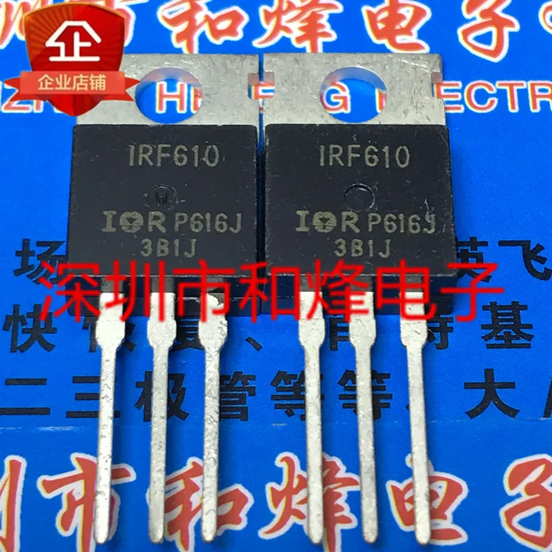 20 قطعة/الوحدة IRF610 TO-220 200 فولت 3.3A ورقة البيانات-مكون إلكتروني للاستخدام المهني