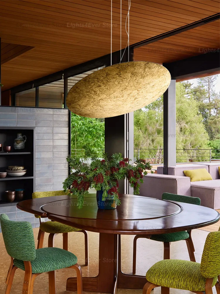 

Italy Modern Minimalisn Art Doco Gold Foil Pendant Lights LED Dimmable Hanging Lamp Suspension Luminaire Lampen For Living Room