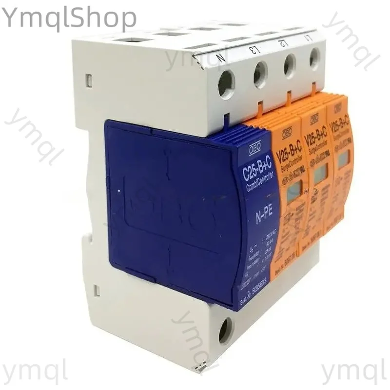Replacement Type 1+2 Combined Surge Protector V25-B+C/3+NPE In 7kA Imax 50kA 385V AC SPD