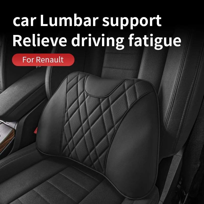 Para Renault Kadjar Austral Koleos Arkana Boreal K-ZE cojín de cintura de coche asiento soporte Lumbar cojín trasero accesorios interiores
