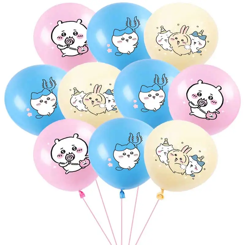 12/24/36/48 قطعة Kawaii Chiikawa تحت عنوان اللاتكس احباط بالون الأطفال حفلة عيد ميلاد بالون للزينة استحمام الطفل لعبة أطفال الهدايا #2