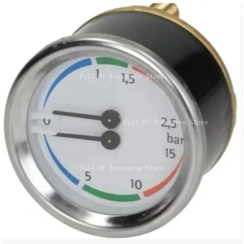 Suitable For lamarzocco,NUOVA,Astoria Semi-automatic Coffee Machine Dual Pointer Pressure Gauge Accessories