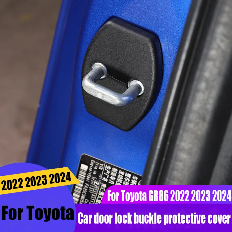 

Для Toyota GR86 2022 2023 2024, модифицированный автомобильный дверной замок, пряжка, защитный чехол, товары для украшения салона автомобиля, материал ABS