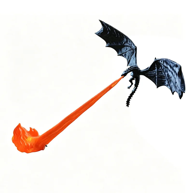 Dragon Flame Book Nook Ornament Fantasy Dragon Sculpture Bookshelf Decor Home Tabletop Decoration Book Corner Craft Gift