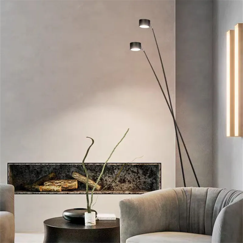 Davide Groppi Sampei Led Floor Lamp Living Room Long Pole Spot Lamp Home Decor Sofa Bedside Art Decor