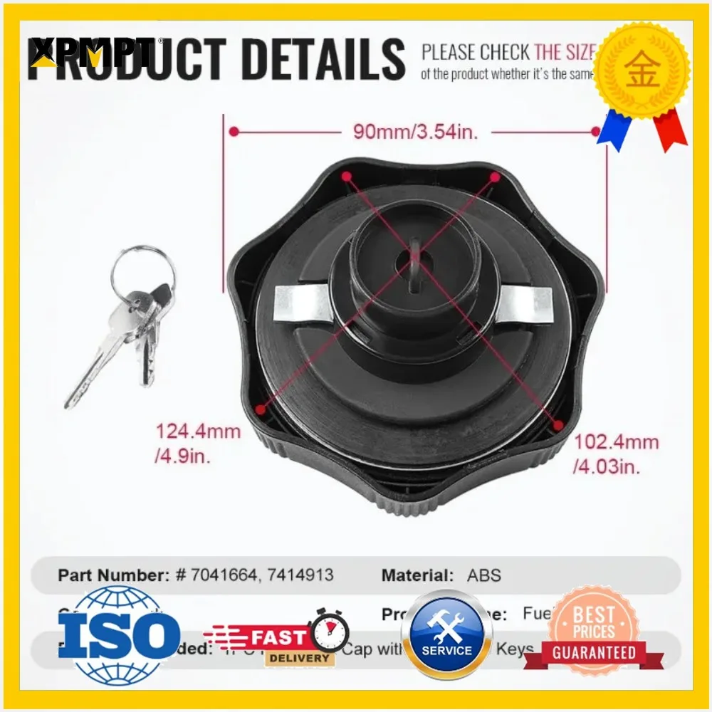 7414913 Tank Cap 7041664 For Excavator  For R924 R944 Black Excavator Cap With Keys High Quality