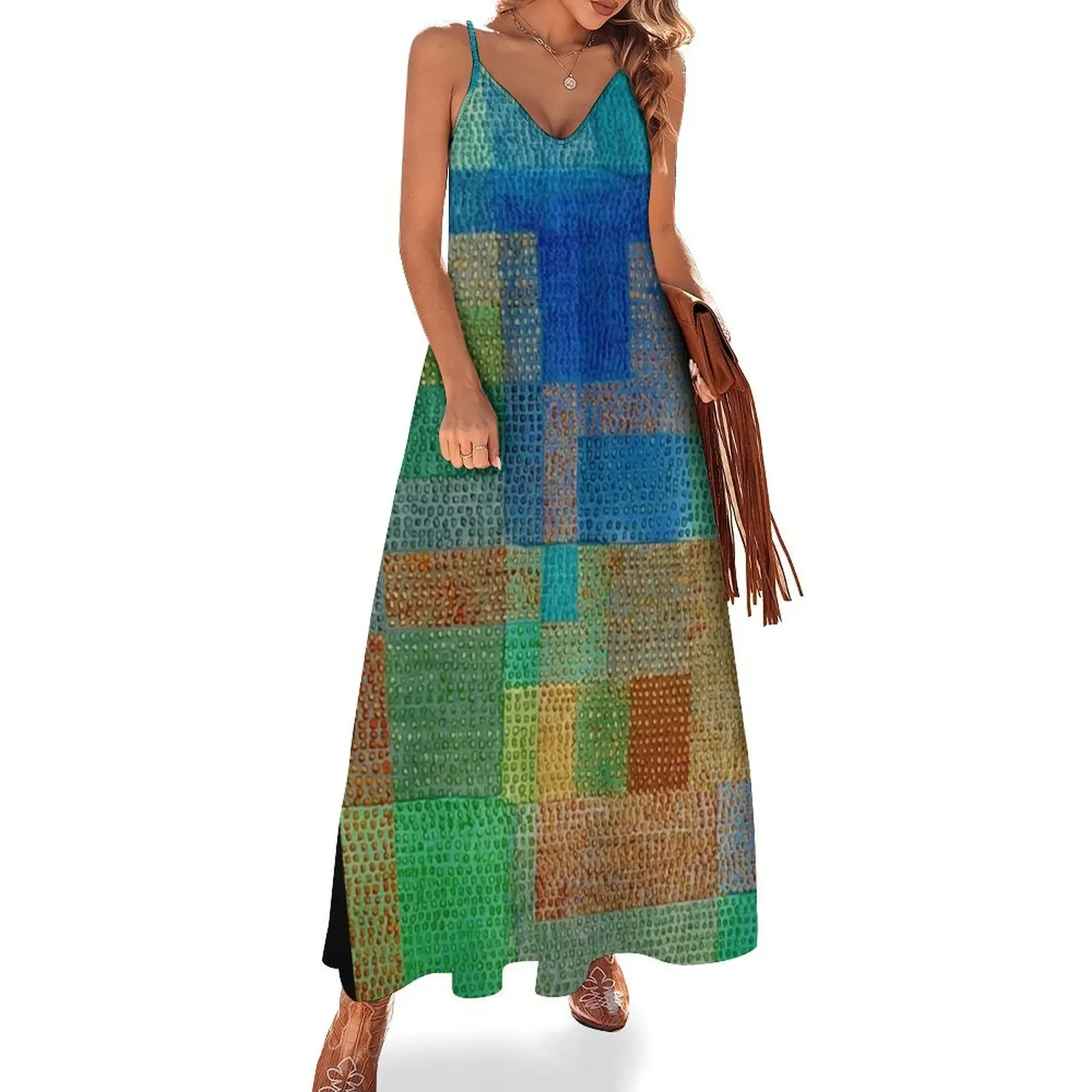 

Paul Klee - Polyphony - 1932 Sleeveless Dress Women dresses summer dresses for womens summer dresses