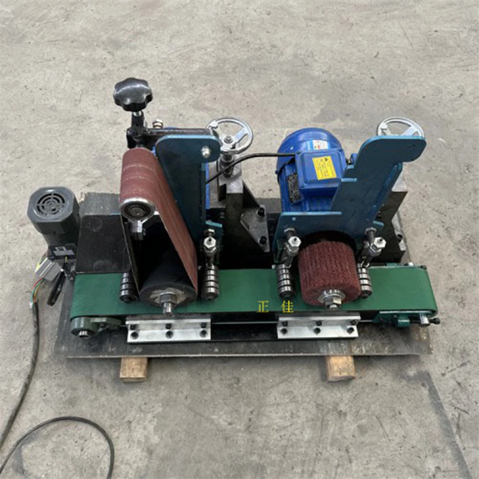 Small Automatic Stainless Steel Metal Flat Surface Polishing & Grinding Machine PLC Core Components 2.2kW Power Multifunctional