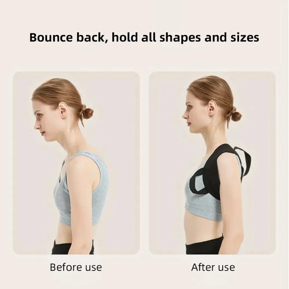 Cinturón corrector de espalda ajustable – Soporte hombros y columna vertebral - imagen 4
