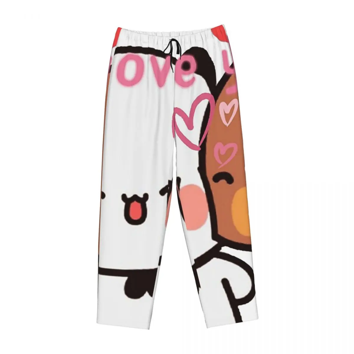 

Женские пижамные штаны с карманами и принтом медведя и панды Бубу Дуду, для дома и сна