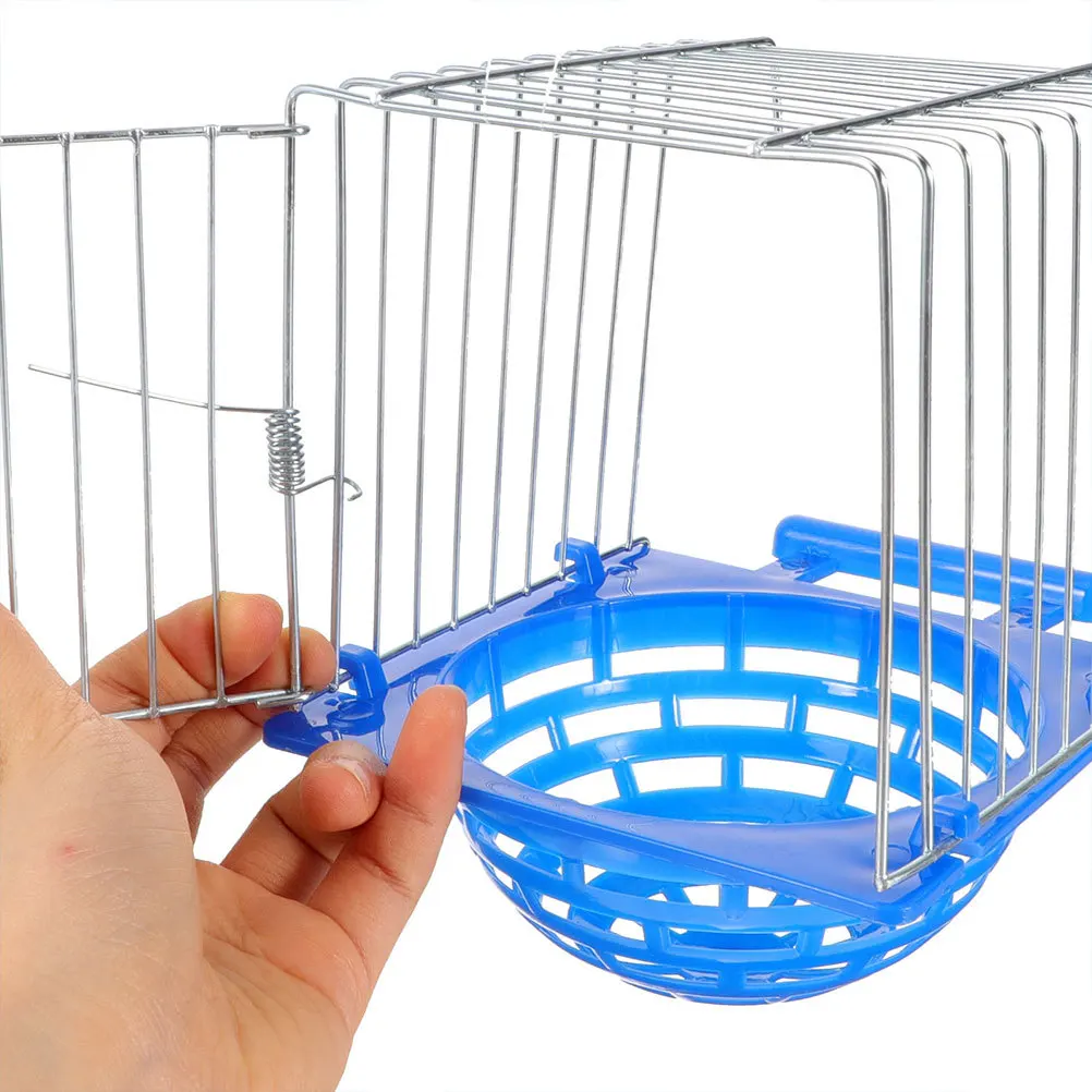 

2Pcs Bird Nesting Box Durable Iron Wire Plastic Breeding Hatching Nest for Finch Parakeet Canary Pigeon Bird Cage Supplies