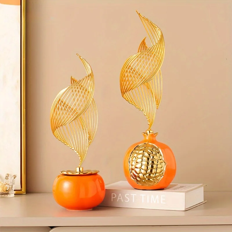 Creative Luxury Living Room Decoration Ceramic Statues Nordic Sculptures Office Desk Accessories Room Atmosphere Decoration
