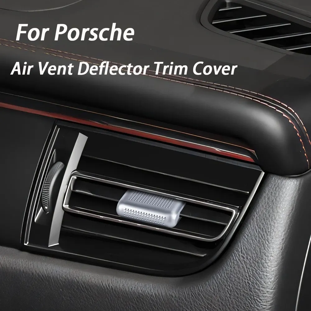 

Car interior Air Conditioner Air Outlet Paddle Adjustment Decoration Cover For Porsche Panamera Cayenne Macan 718 Accessories