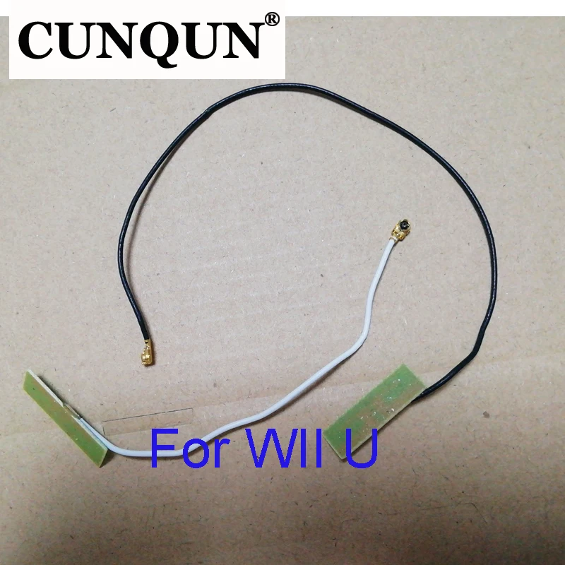 1 مجموعة/2 قطعة هوائي بطاقة الشبكة اللاسلكية الأصلية لنينتندو WiiU الوسادة مقبض كابل هوائي لوحدة تحكم ألعاب ويو