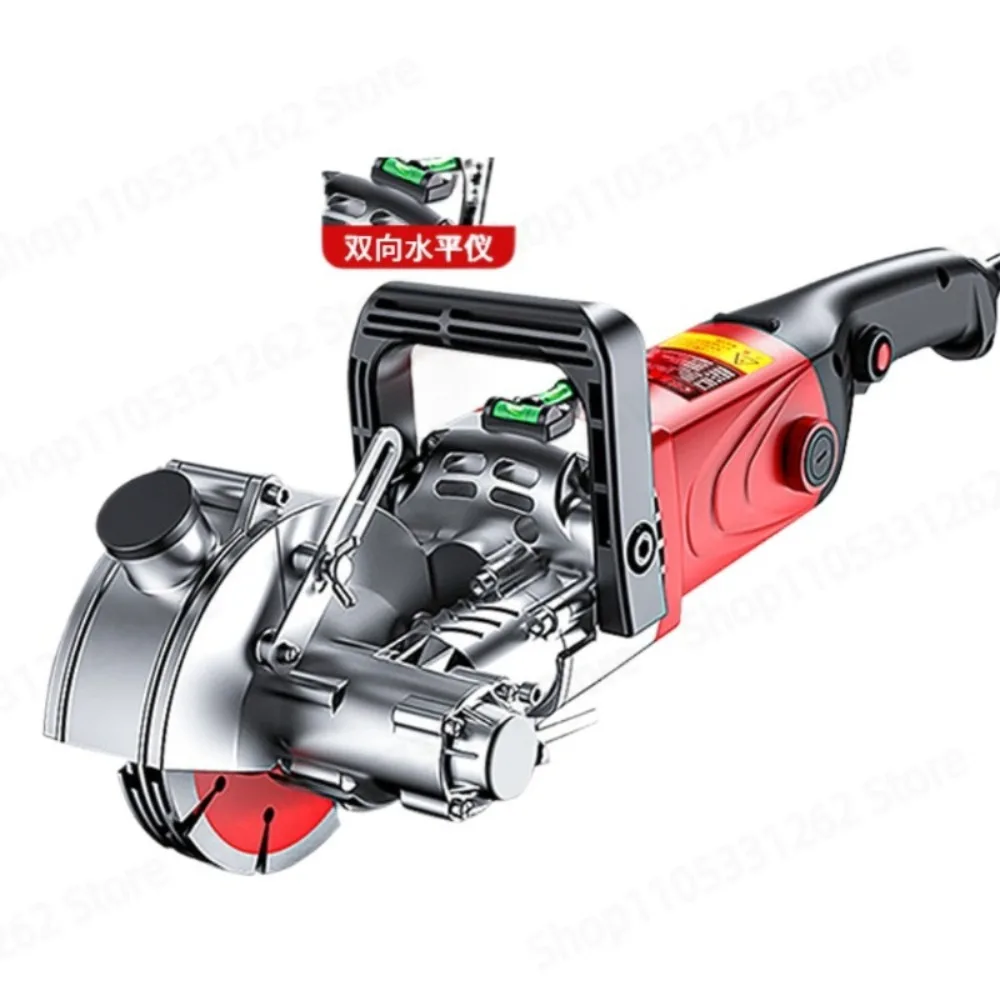 Wall Chaser One Pass Dust Free Grooving Machine for Wall Electrical Slotting High Power Cutter
