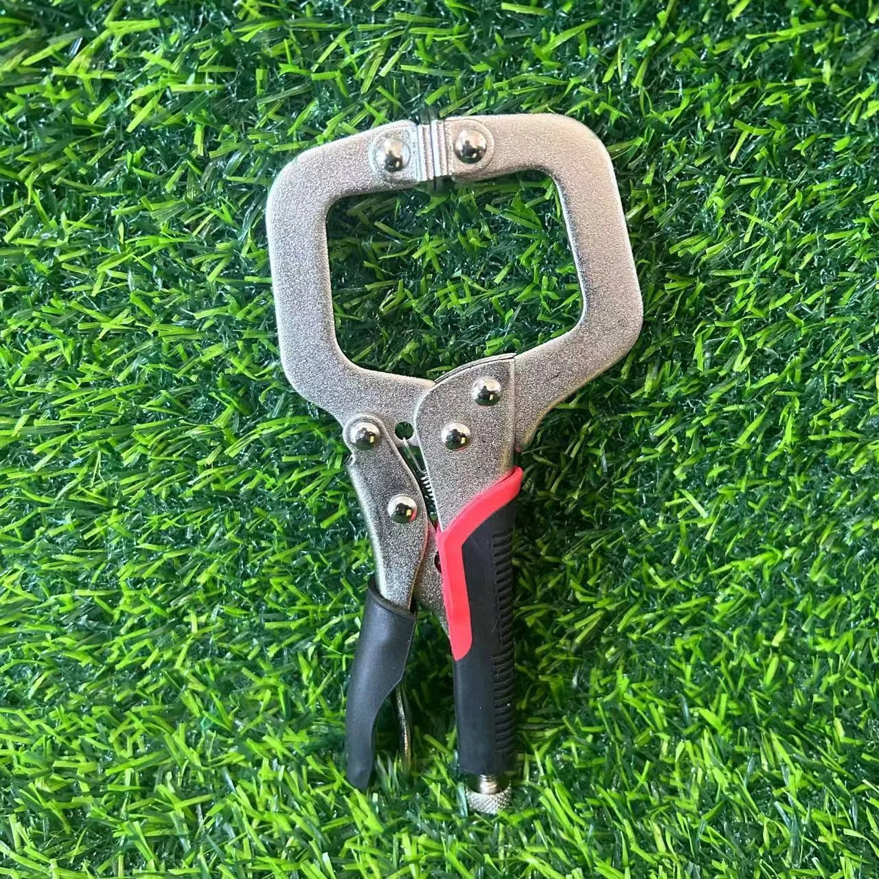 1Pcs C Clamp Locking Pliers 28cm Vise Grip Welding Steel Locking Woodworking Grip Tenon Locator Adjustable Vise Jaw Hand Tools