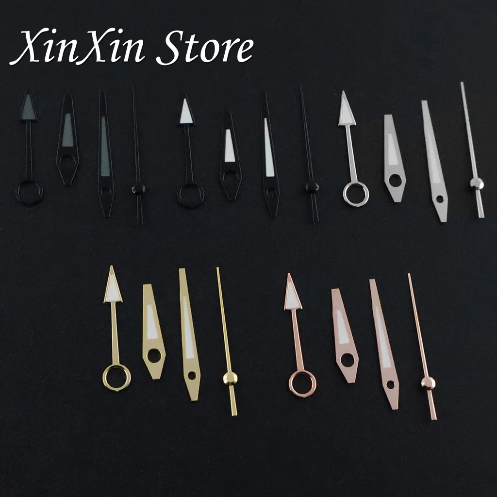 GS 4 مؤشرات NH34A GMT ساعة الأيدي استبدال ساعة الإبر ل NH34 NH35 NH36 4R34 4R35 4R36 7002 ساعة يد تعمل بالحركة اكسسوارات #2