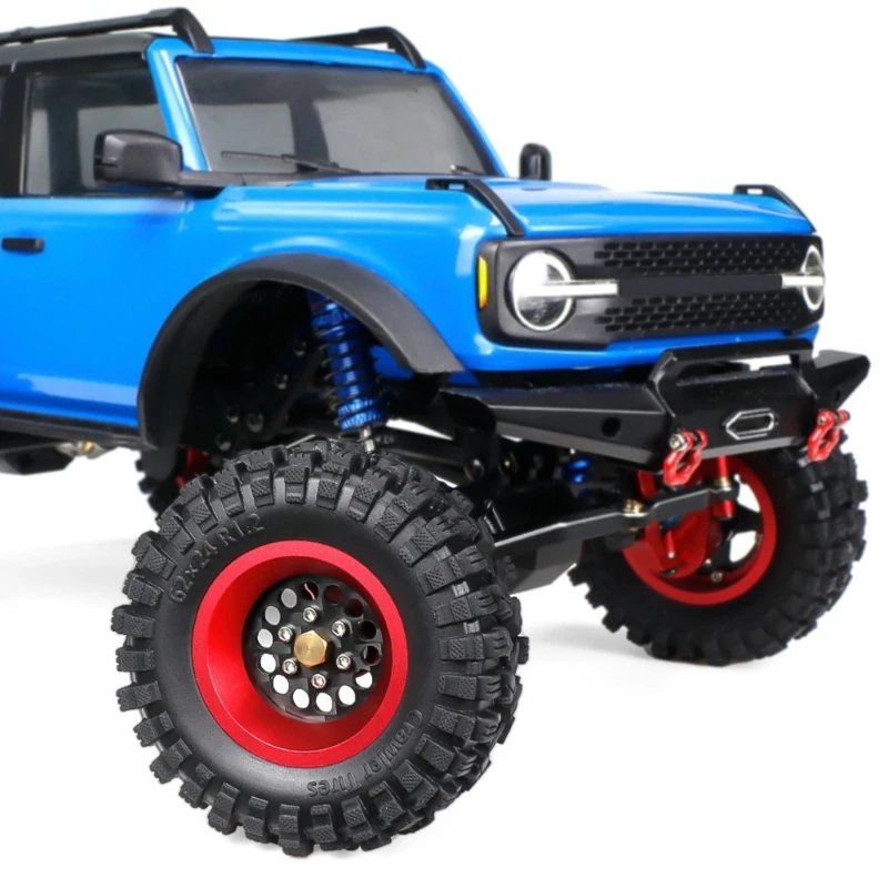 Remote Control Model Rubber Car Supplies Beadlock Wheel Mud Terrain Tires Set Wheel Tires Detachable Fine Car Parts