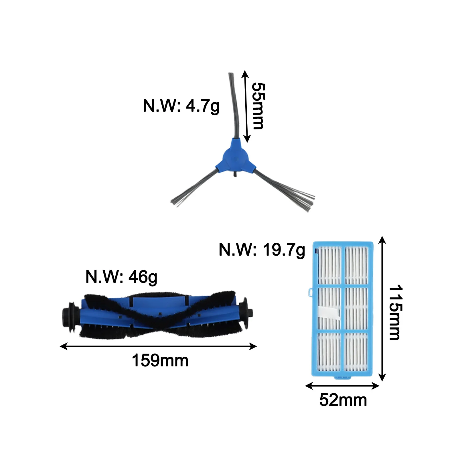 

Simplified Cleaning Experience Compatible Filter Pack Tailored to Fit Multiple Variants of the Popular Robot Vacuums