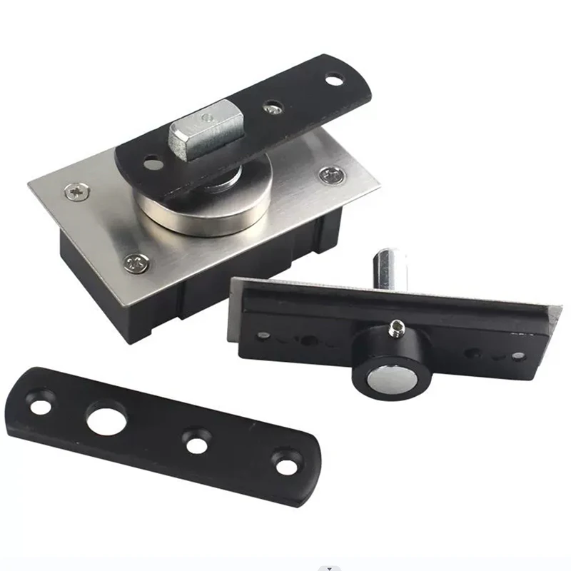 Heavy-duty 360° Door Hinge Invisible Wooden Door Upper and Lower Hinges Hidden Door Closer Home Door Hardware Accessories