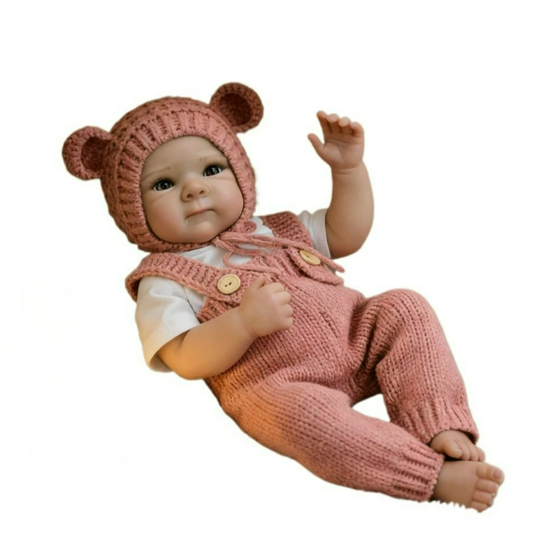 

19-дюймовая кукла-реборн Бетти с полностью виниловым телом, 3D-кожей с многослойной росписью и видимыми венами, волосы, нарисованные вручную