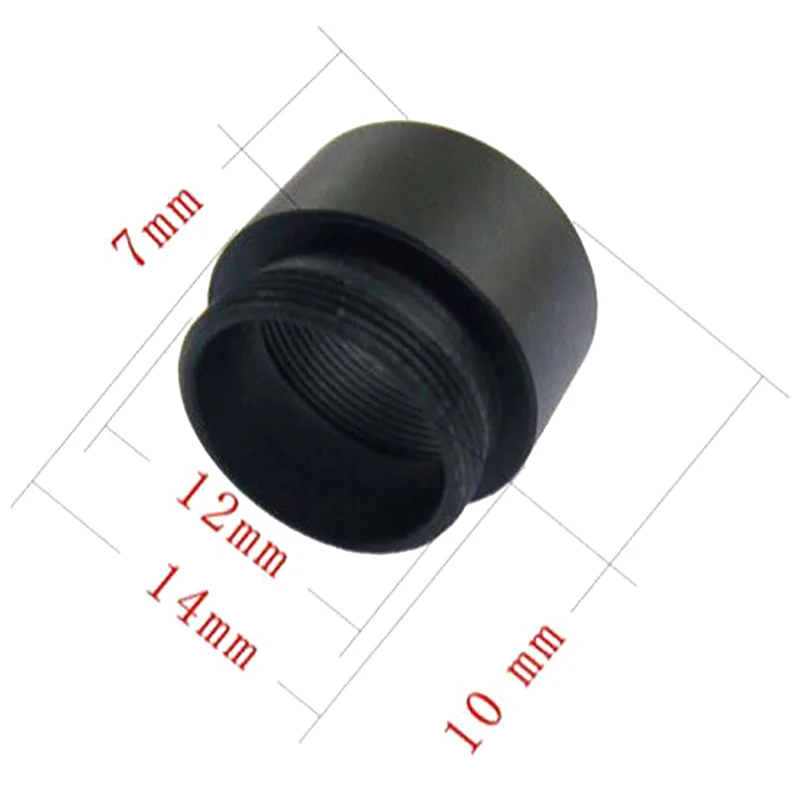 2pcs/lot Mount Thread Extension Adapter Plastic Extender M12 Lens Extension Ring For MTV Interface CCTV Lens