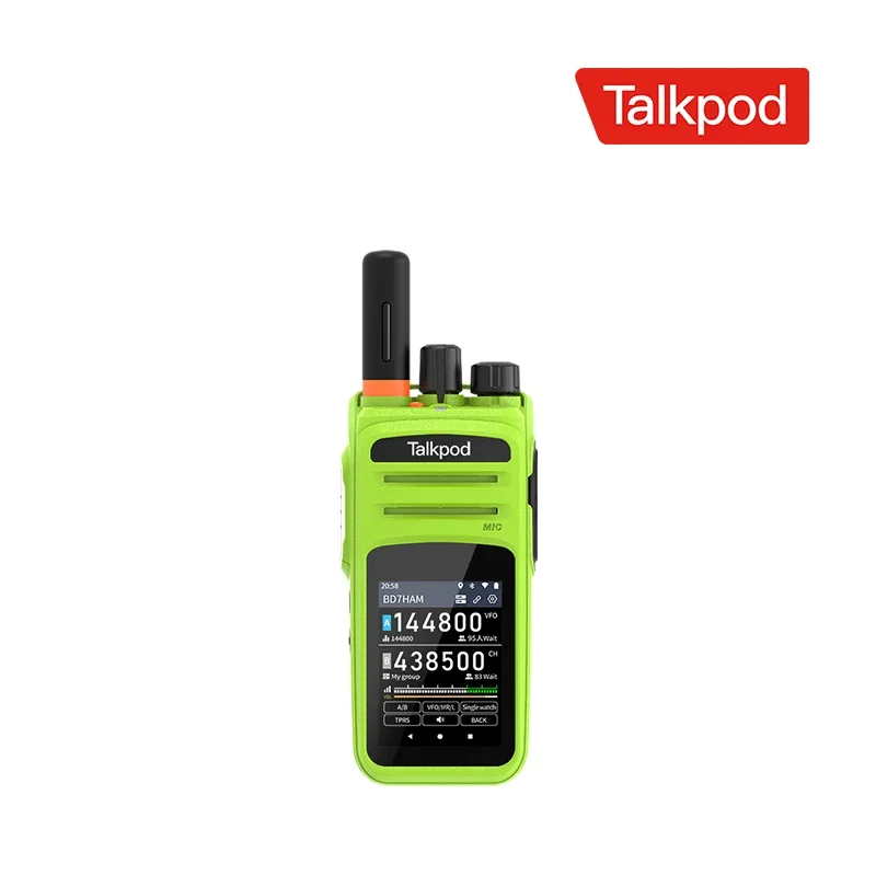 Talkpod Nuova radio di rete pubblica N58Plus Walkie Talkie Android con touch screen da 2,4 pollici Linkpoon Type C Ricarica