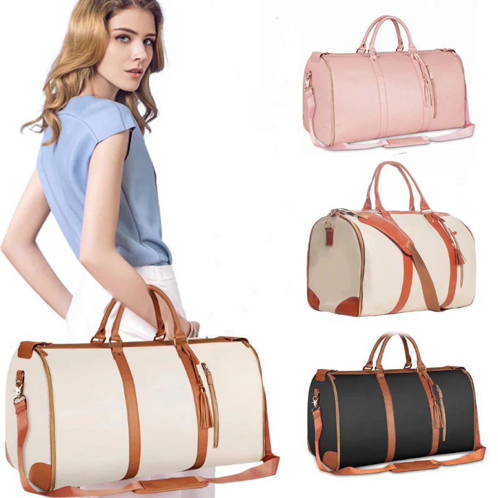 

Складная сумка для переноски костюма — женская сумка-тоут большой вместимости, дорожная и деловая сумка с ремешком через плечо