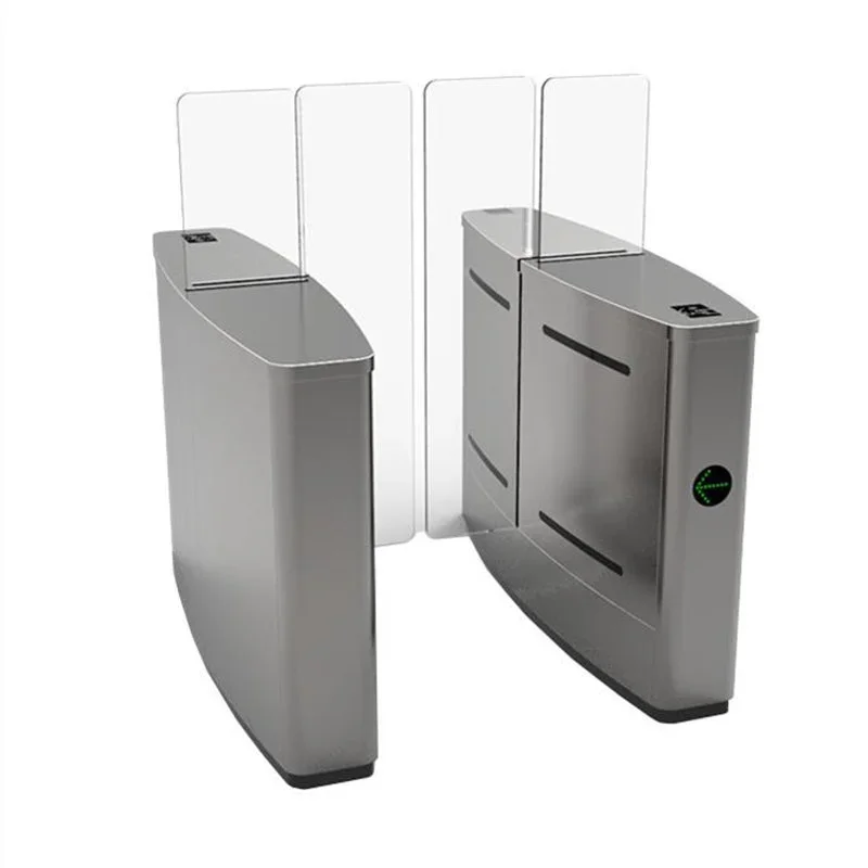 Full Height Turnstile RFID Card Reader Access Control Reset Anti Pinch Gate Face Recognition Controller Sliding Tourniquet