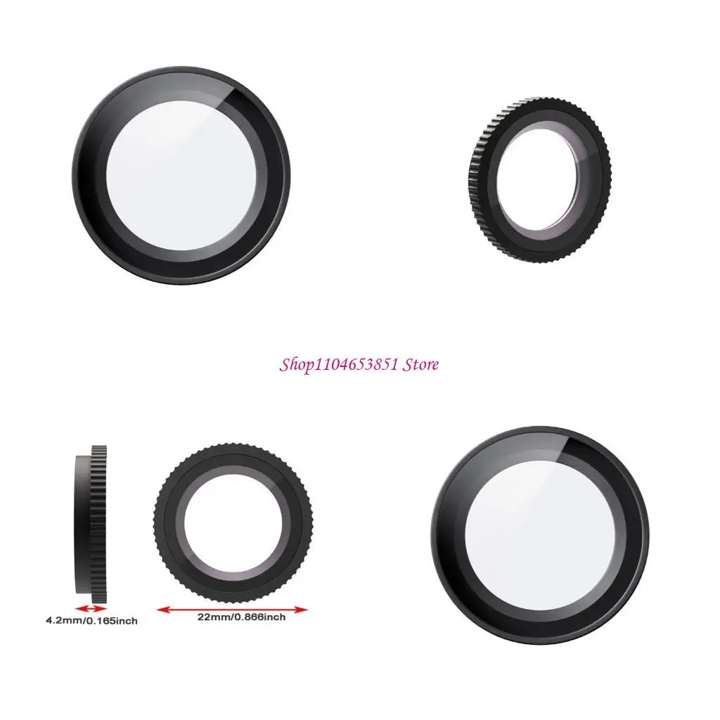 Easy Installation Lens Protectors for GO3/GO3S Cameras Lens Application Full Coverage Cover Protections Against Impacts 